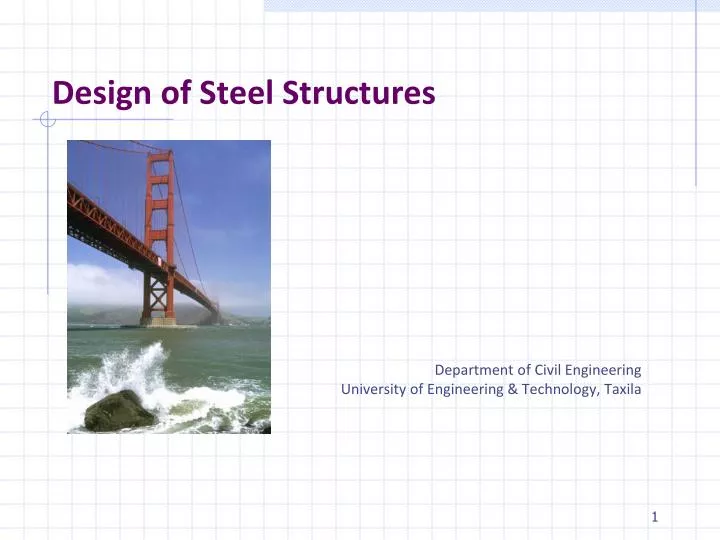 design of steel structures