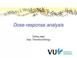 Dose-response analysis