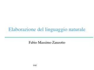 Elaborazione del linguaggio naturale