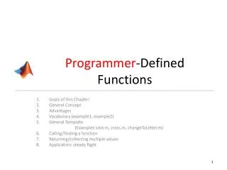 Programmer -Defined Functions
