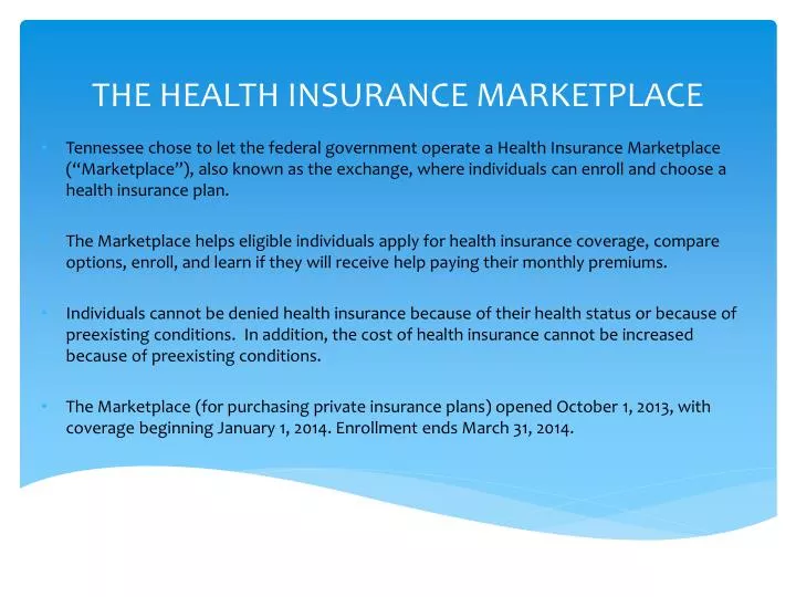 the health insurance marketplace