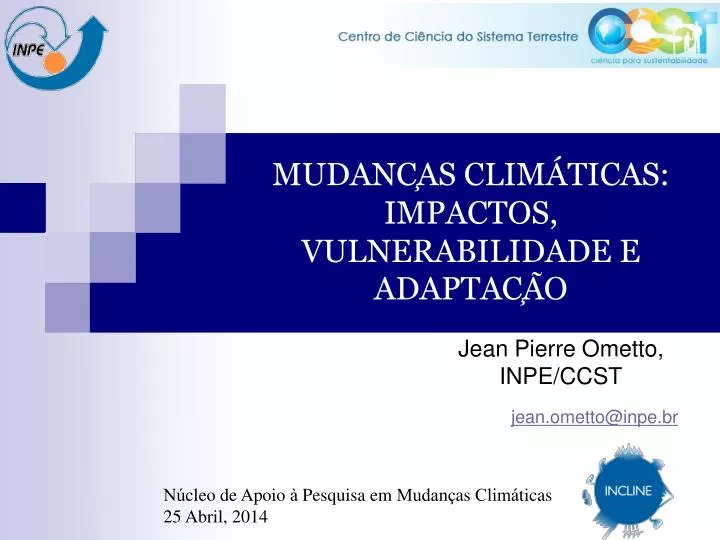 mudanc as clima ticas impactos vulnerabilidade e adaptac a o