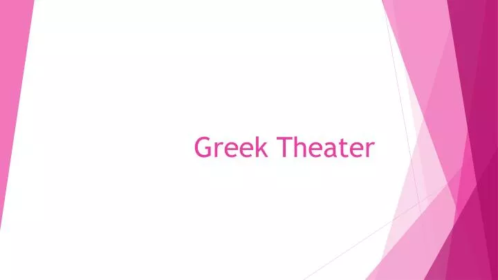 greek theater
