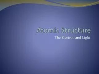 Atomic Structure