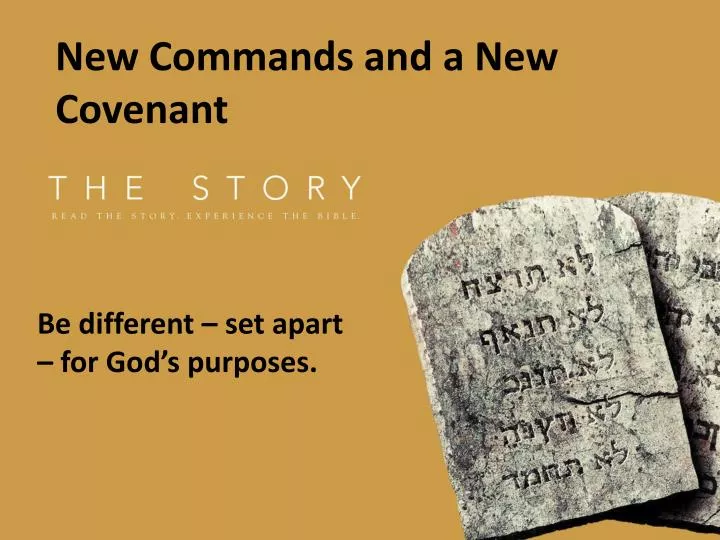 new commands and a new covenant