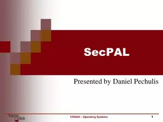 SecPAL