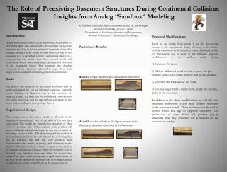 By Caroline Fernandez, Kathryn Boardman, and Dr. John Hogan Advanced Structural Geology Course