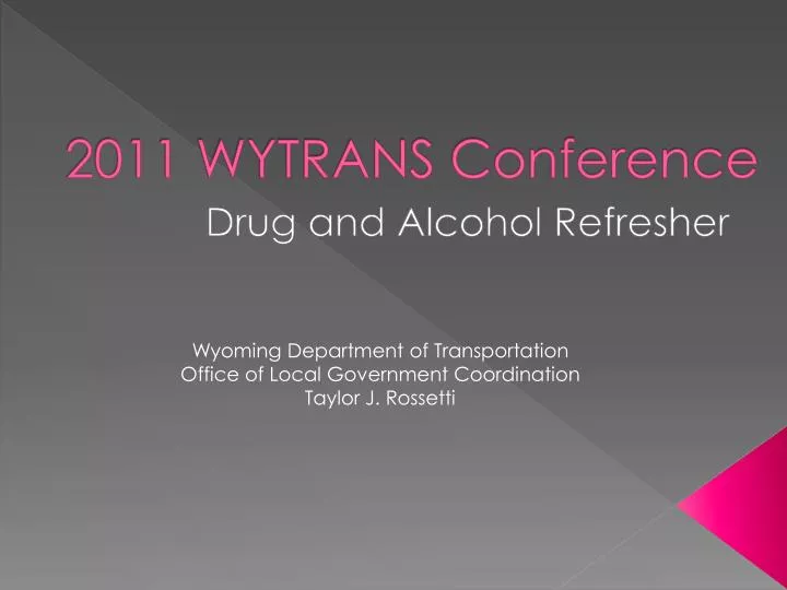 2011 wytrans conference