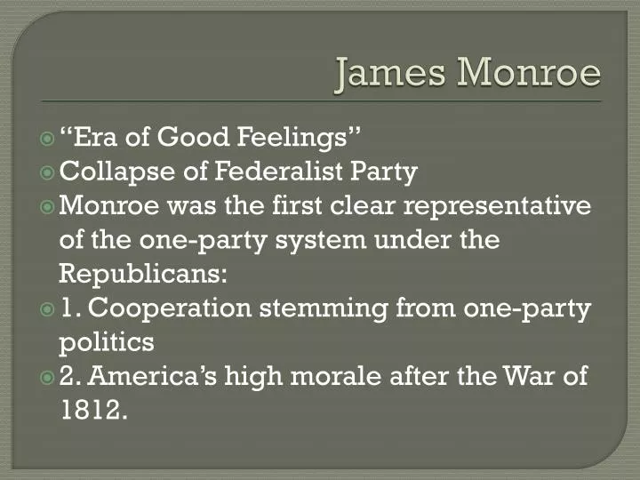 james monroe