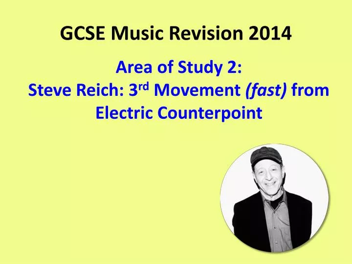 gcse music revision 2014