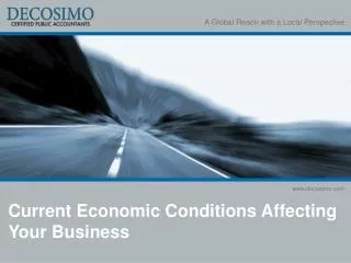 Current Economic Conditions Affecting Your Business