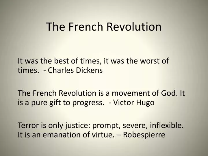 the french revolution