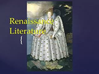 Renaissance Literature