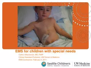 EMS for children with special needs