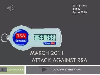 March 2011 attack against RSA