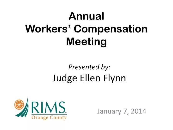 annual workers compensation m eeting