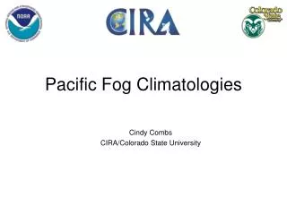Pacific Fog Climatologies