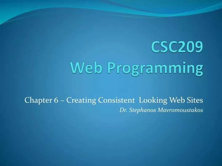 csc209 web programming