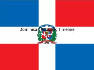 Dominican Republic Timeline