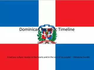 Dominican Republic Timeline