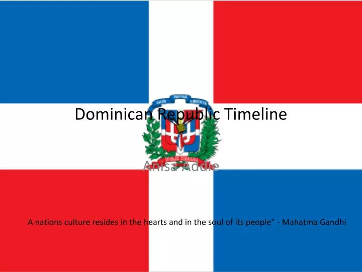 dominican republic timeline