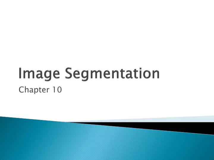 image segmentation