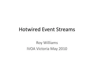 Hotwired Event Streams
