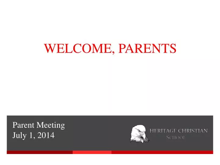 parent meeting july 1 2014