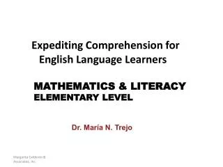 Expediting Comprehension for