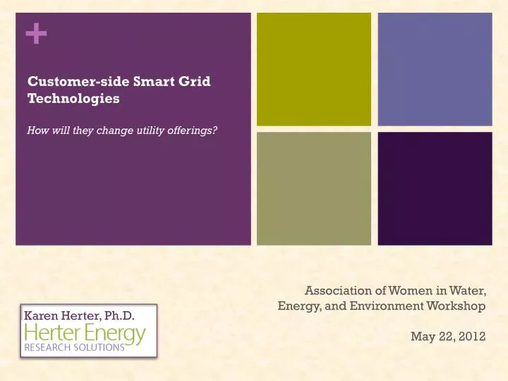 customer side smart grid technologies how will they change utility offerings