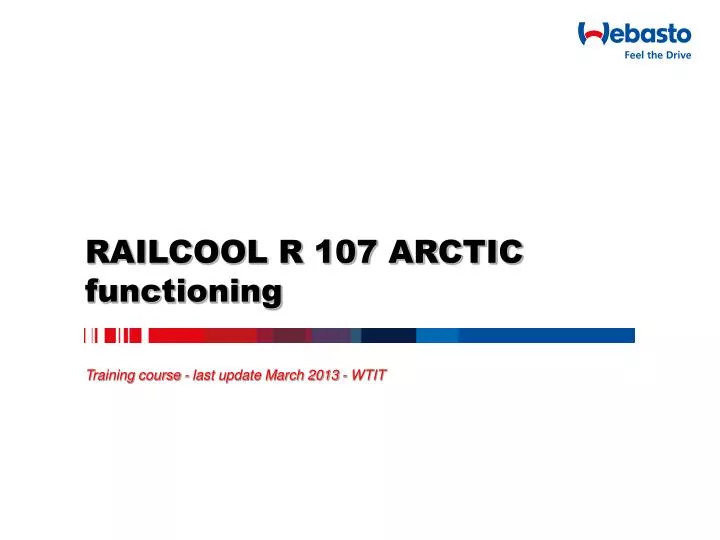 railcool r 107 arctic functioning