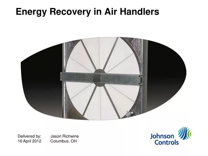 energy recovery in air handlers