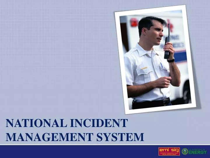 national incident management system