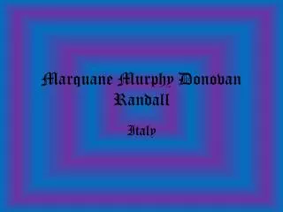 Marquane Murphy Donovan Randall