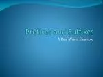 Snack Time Adventure: Exploring Prefixes and Suffixes - slide 1