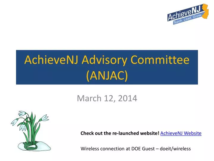 achievenj advisory committee anjac