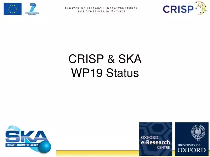 crisp ska wp19 status