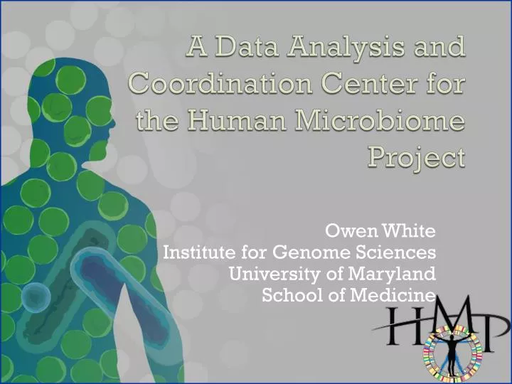 a data analysis and coordination center for the human microbiome project