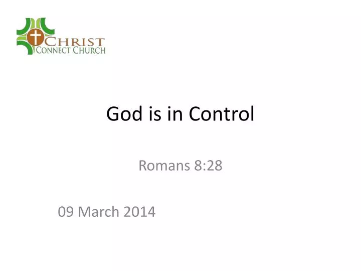 god is in control