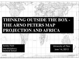 Thinking outside the box - the Arno Peters map projection and africa
