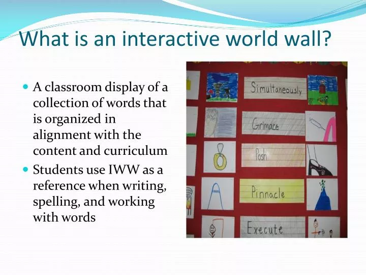 what is an interactive world wall