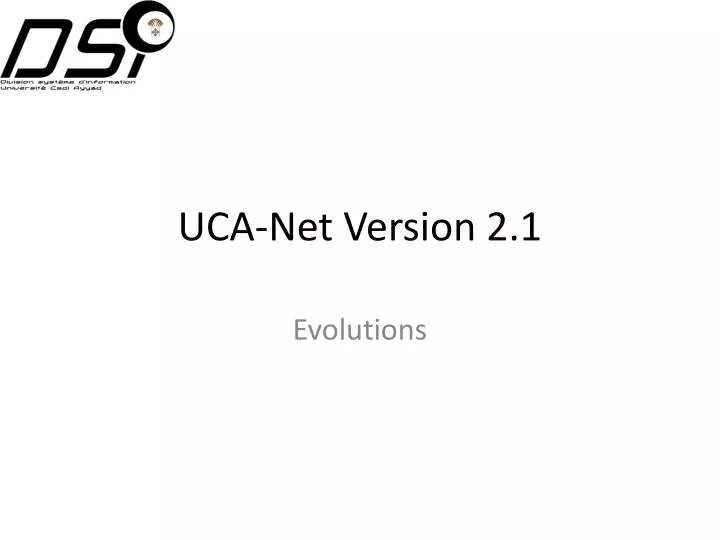 uca net version 2 1