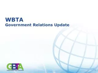 WBTA Government Relations Update