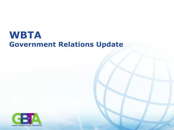 wbta government relations update