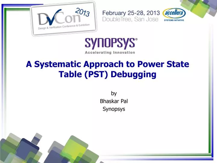 a systematic approach to power state table pst debugging