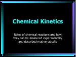 Chemical Kinetics - slide 1