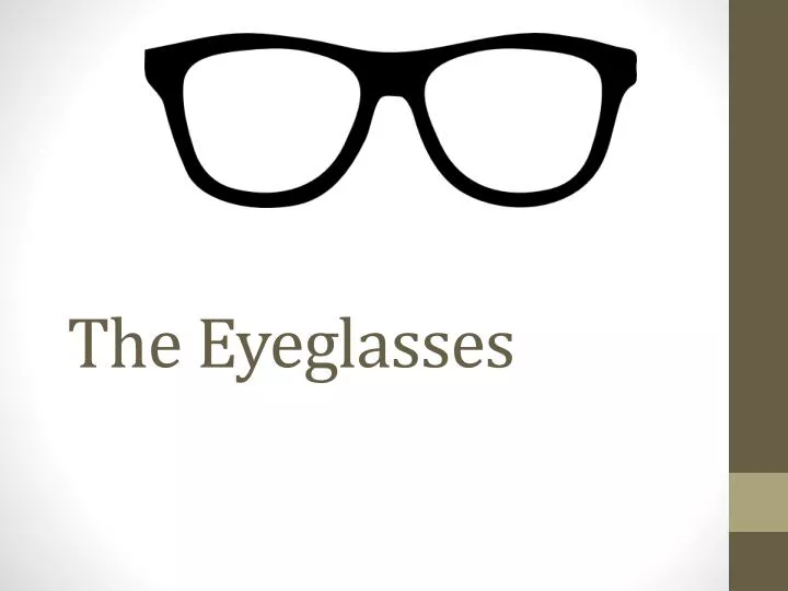 the eyeglasses
