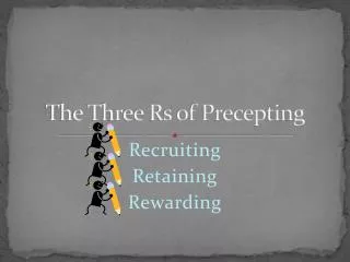 The Three Rs of Precepting