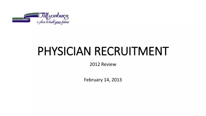 physician recruitment