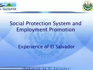 Social Protection System and Employment Promotion